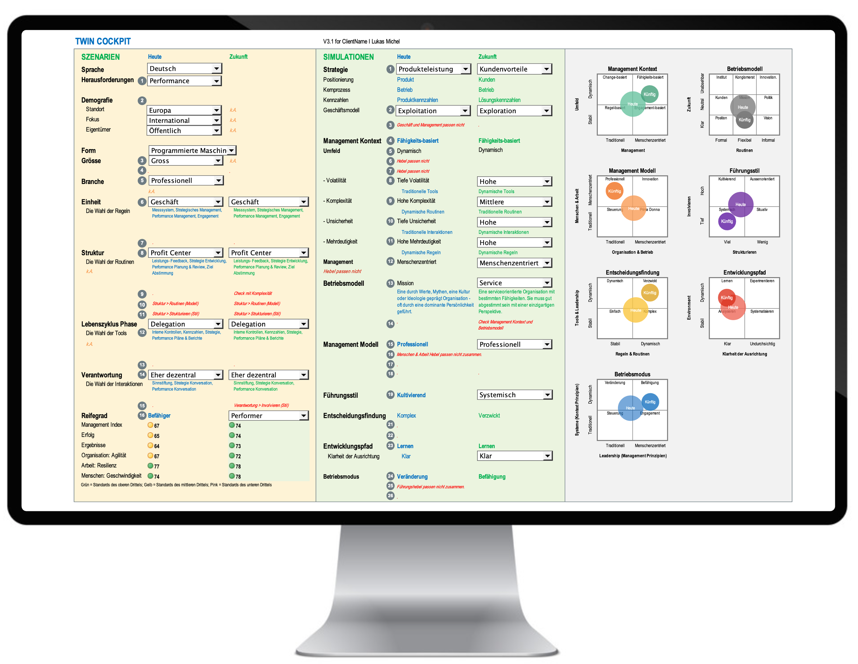 Das Organisations-Zwilling Expertensystem