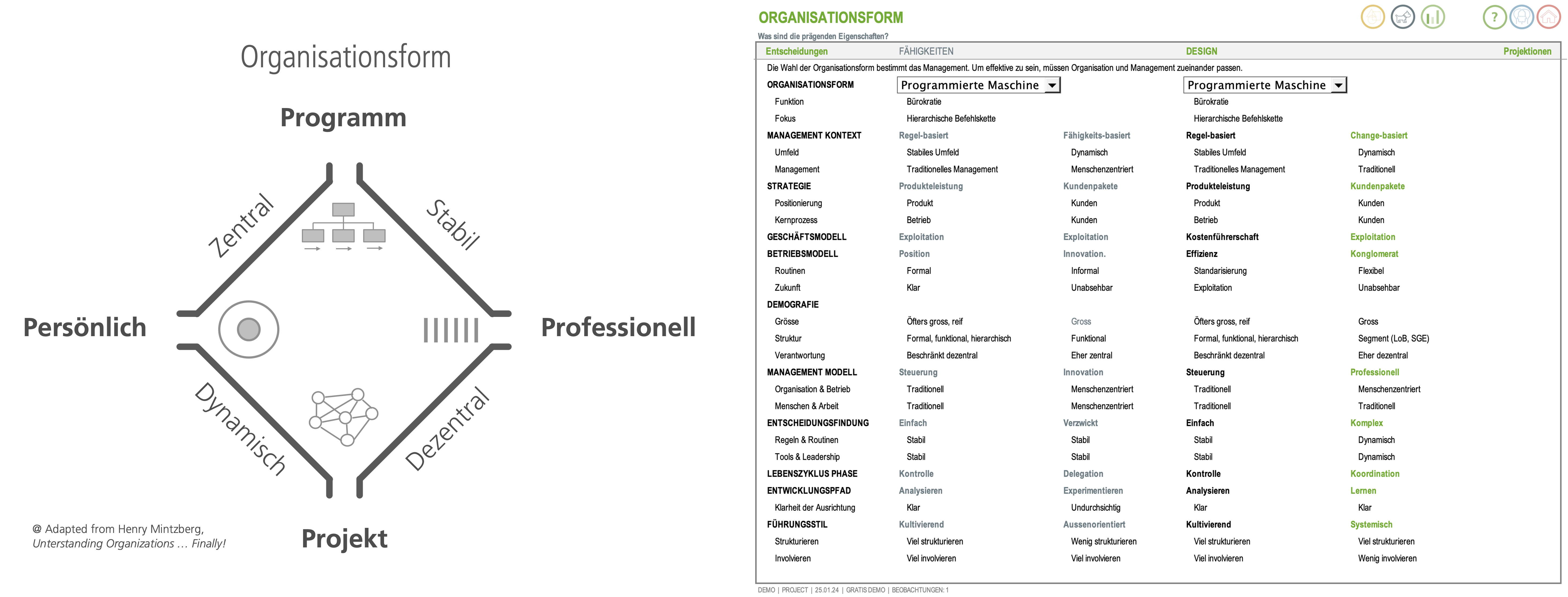 Organisationsform