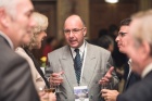 Diskussion mit Nick Hixson (l), Gillian Donald, Raymond Hofmann und Steve Denning (r)