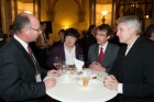 Conversations at the gala dinner