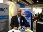 Lukas Michel am XING Stand