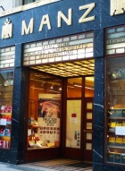 MANZ book shop in Vienna with books for the Drucker Forum 2013