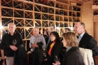 Nick Hixson (l), Lawrence Greenspun, and Rick Wartzman (beide Drucker Institute) @ wine tasing...